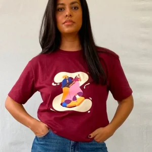 Camiseta Two Girls Oversized | Flat