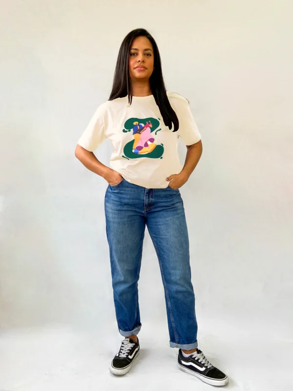 Camiseta Two Girls Regular | Flat