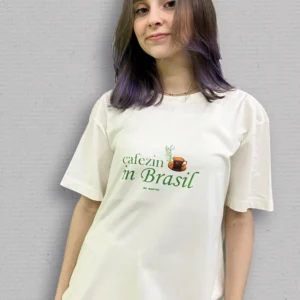 Camiseta Cafezin - Oversized | Brasilidades