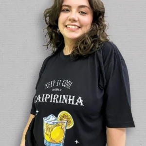 Camiseta Caipirinha - Oversized | Brasilidades