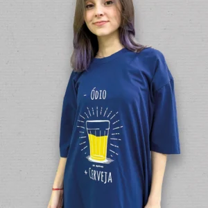 Camiseta +Cerveja - Oversized | Brasilidades
