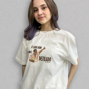 Camiseta Destilado - Oversized | Brasilidades