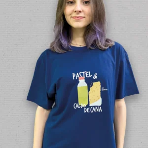 Camiseta Pastel e Caldo de Cana - Oversized | Brasilidades