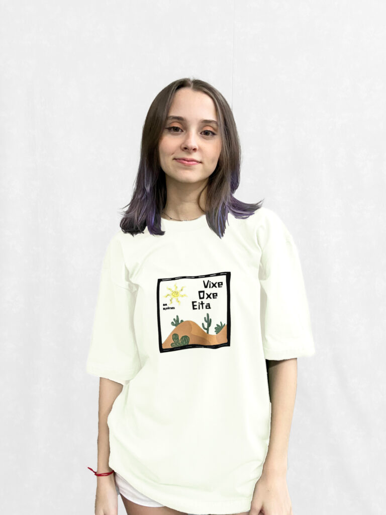 camiseta xilogravura brasilidades