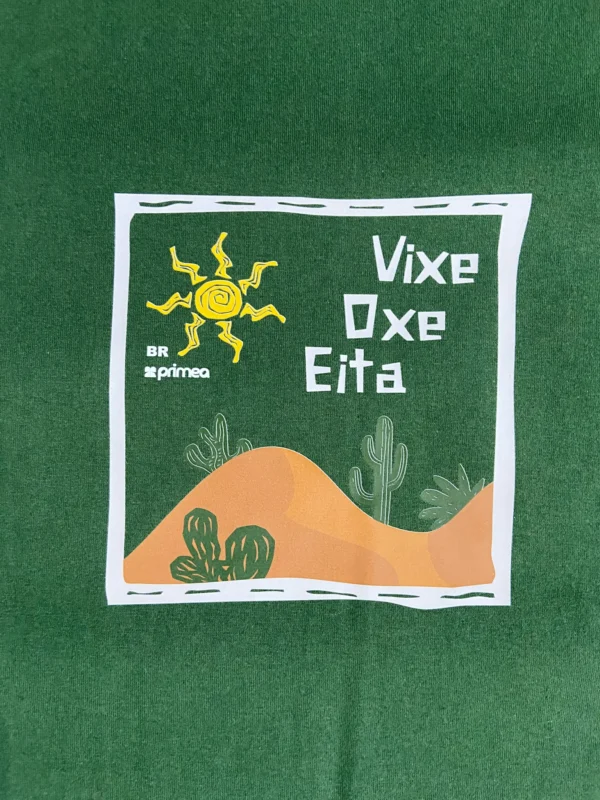camiseta xilogravura brasilidades