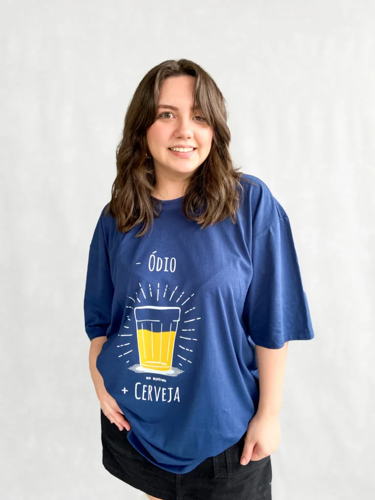 camiseta +cerveja brasilidades