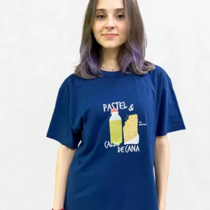 camiseta pastel e caldo de cana brasilidades