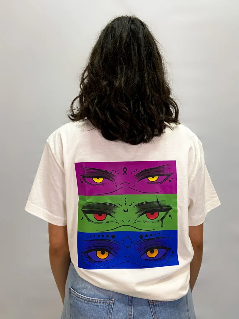 camiseta eyes street wear