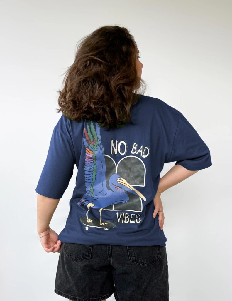 camiseta no bad vibes street wear