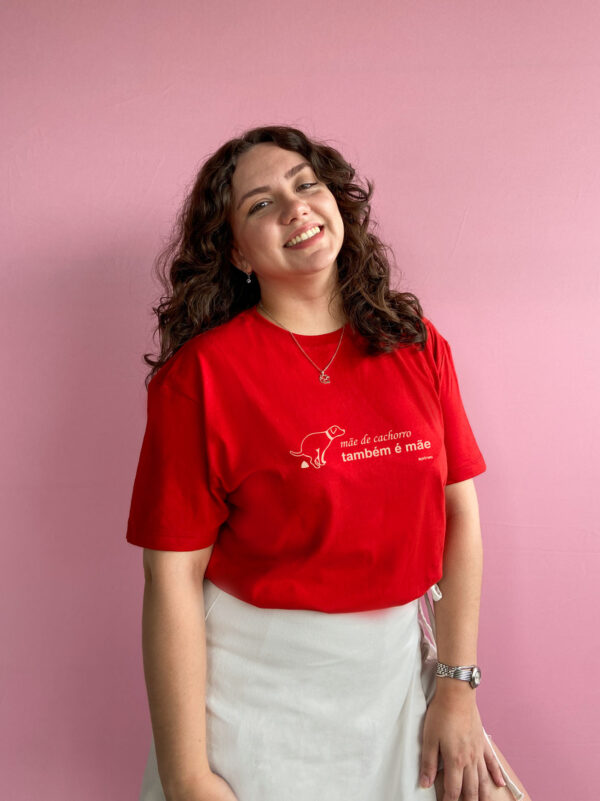 camiseta mãe de cachorro dia das mães