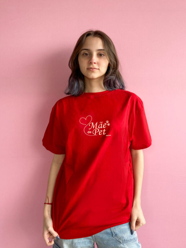 camiseta mãe de pet dia das mães