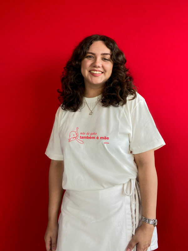 camiseta mãe de gato dia das mães