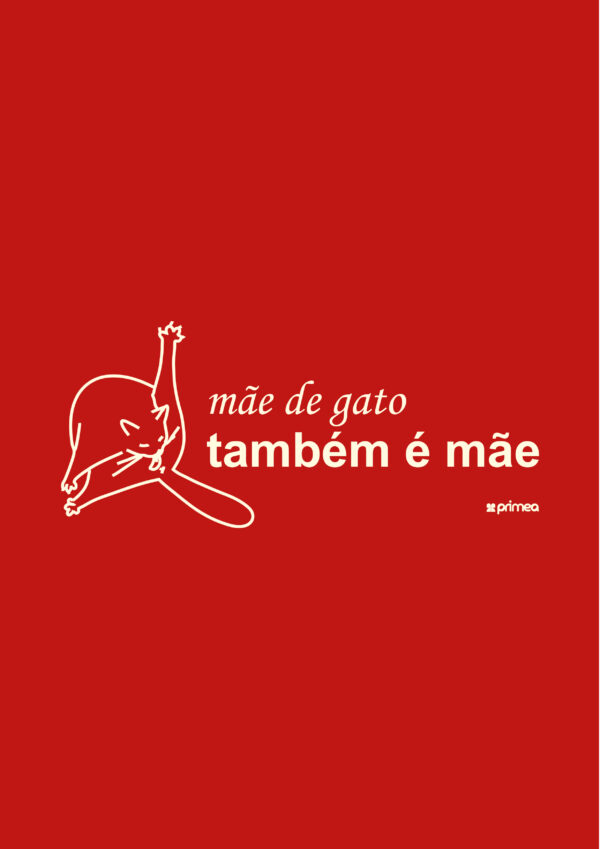 camiseta mãe de gato dia das mães
