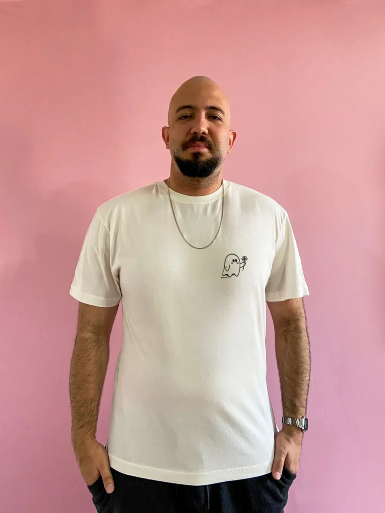 camiseta ghost one dia dos namorados