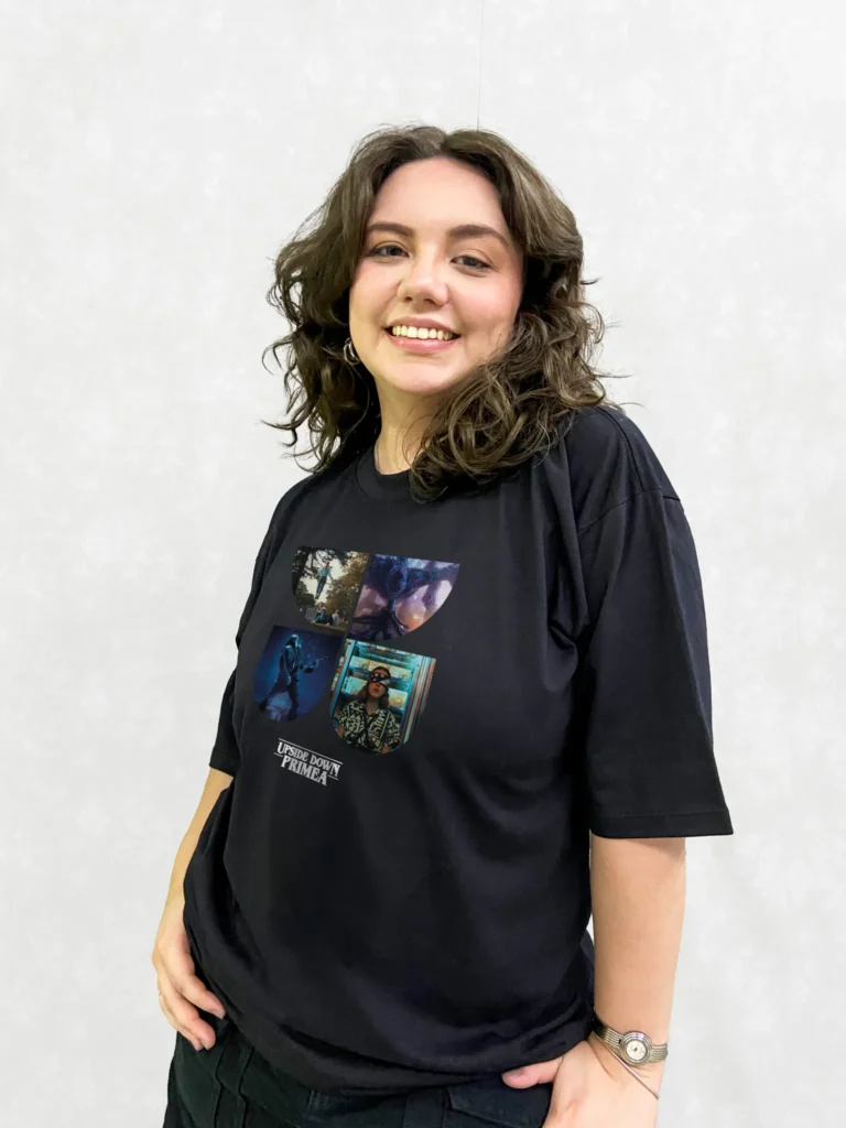 camiseta upside down